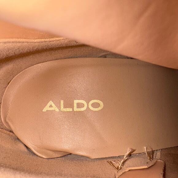Aldo Marta Beige Ankle Booties Size 7 - Picture 15 of 15